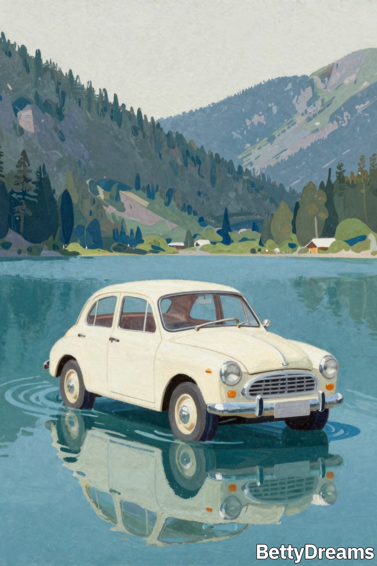 dream interpretation car sinking in water