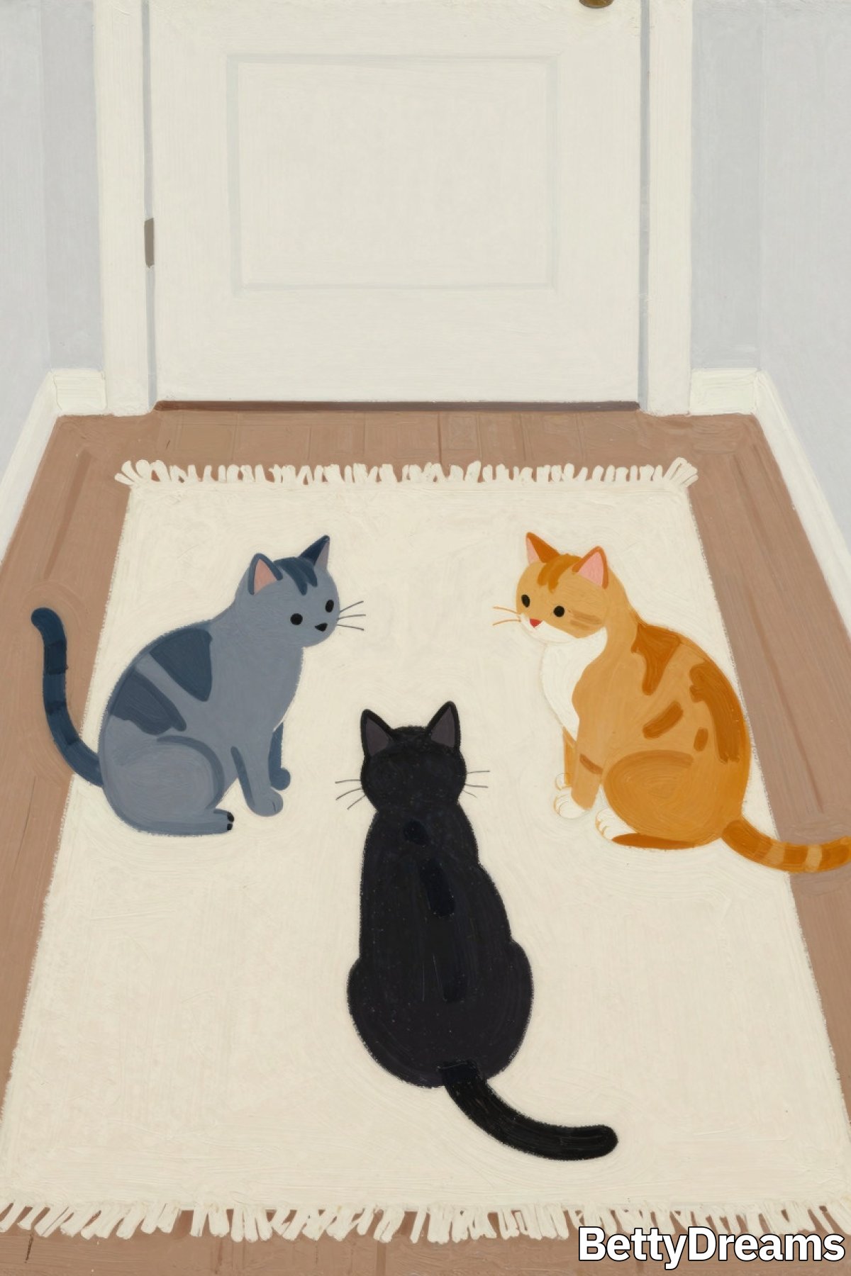 dreaming of cats inside the home