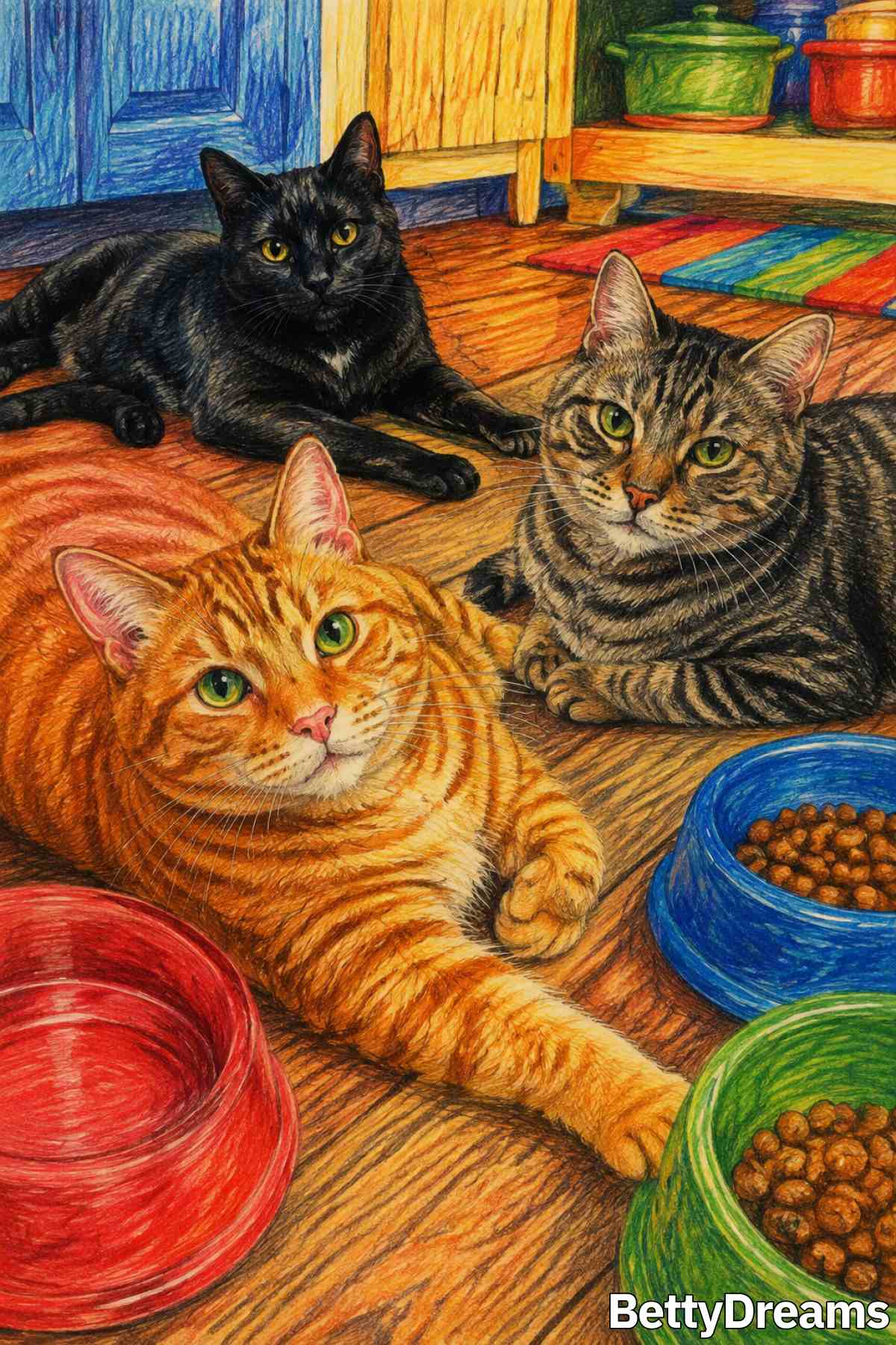 cats in a dream
