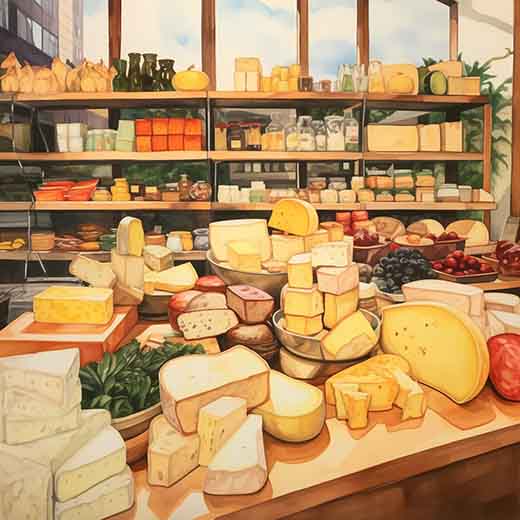 dream about cheese