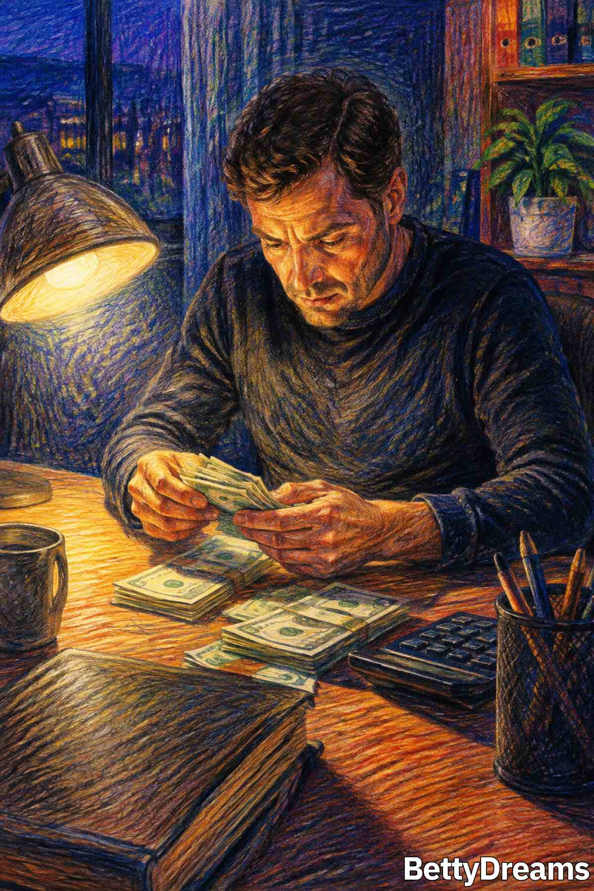 having a dream about counting money