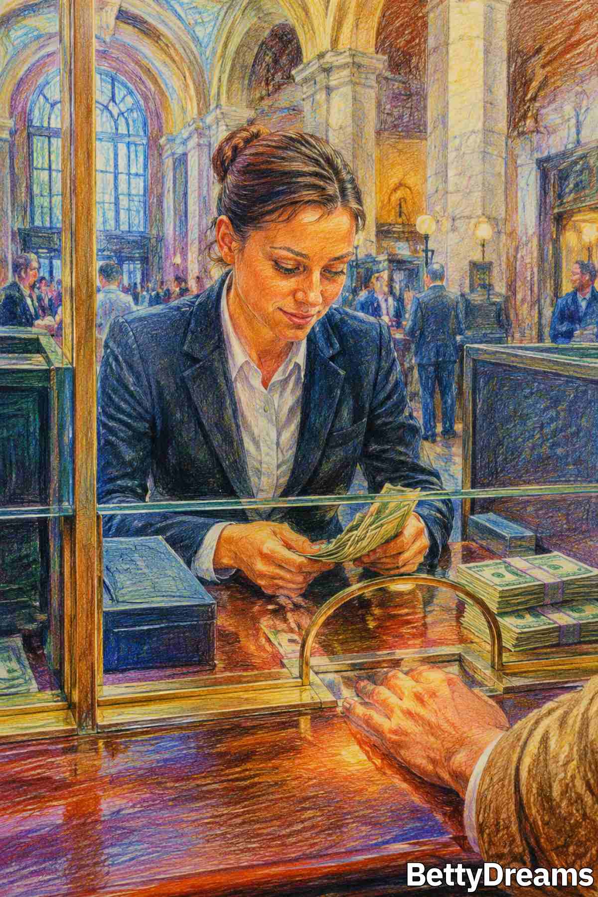 symbolism of counting money in a dream