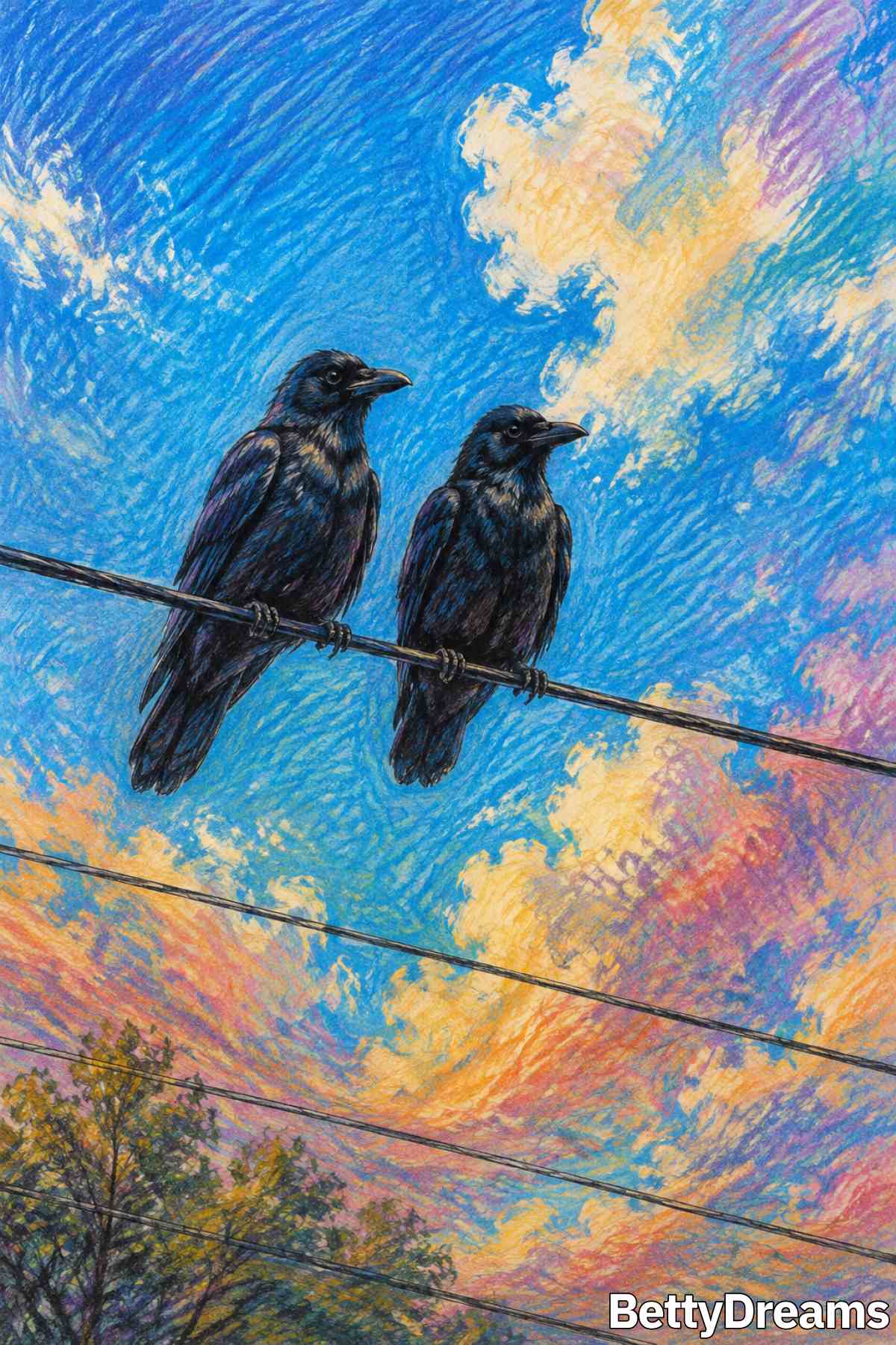 having a dream about crows