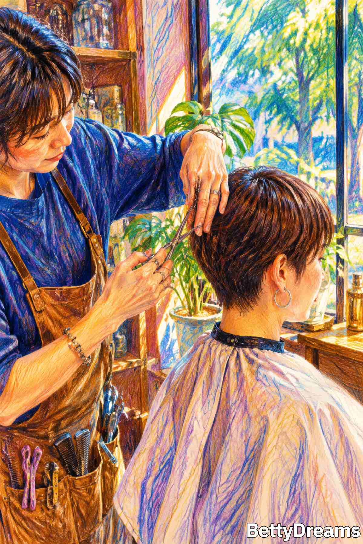 dreams about cutting hair short