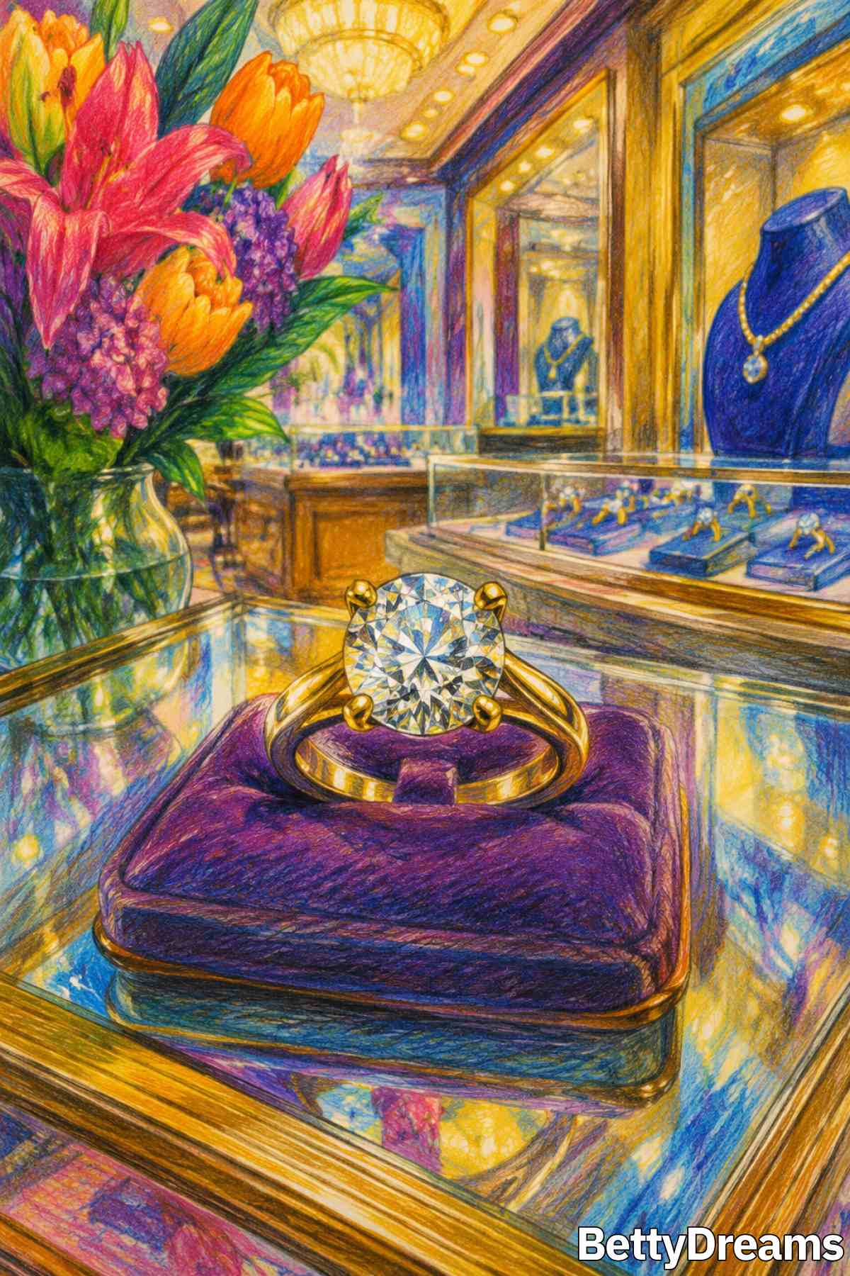 having a dream about a diamond ring