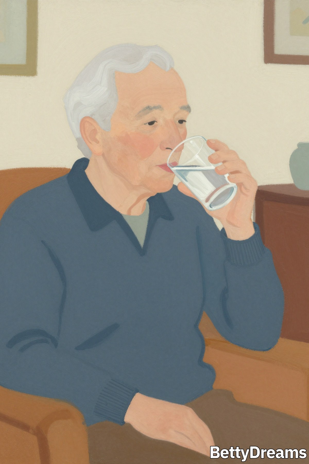 having a dream about drinking water