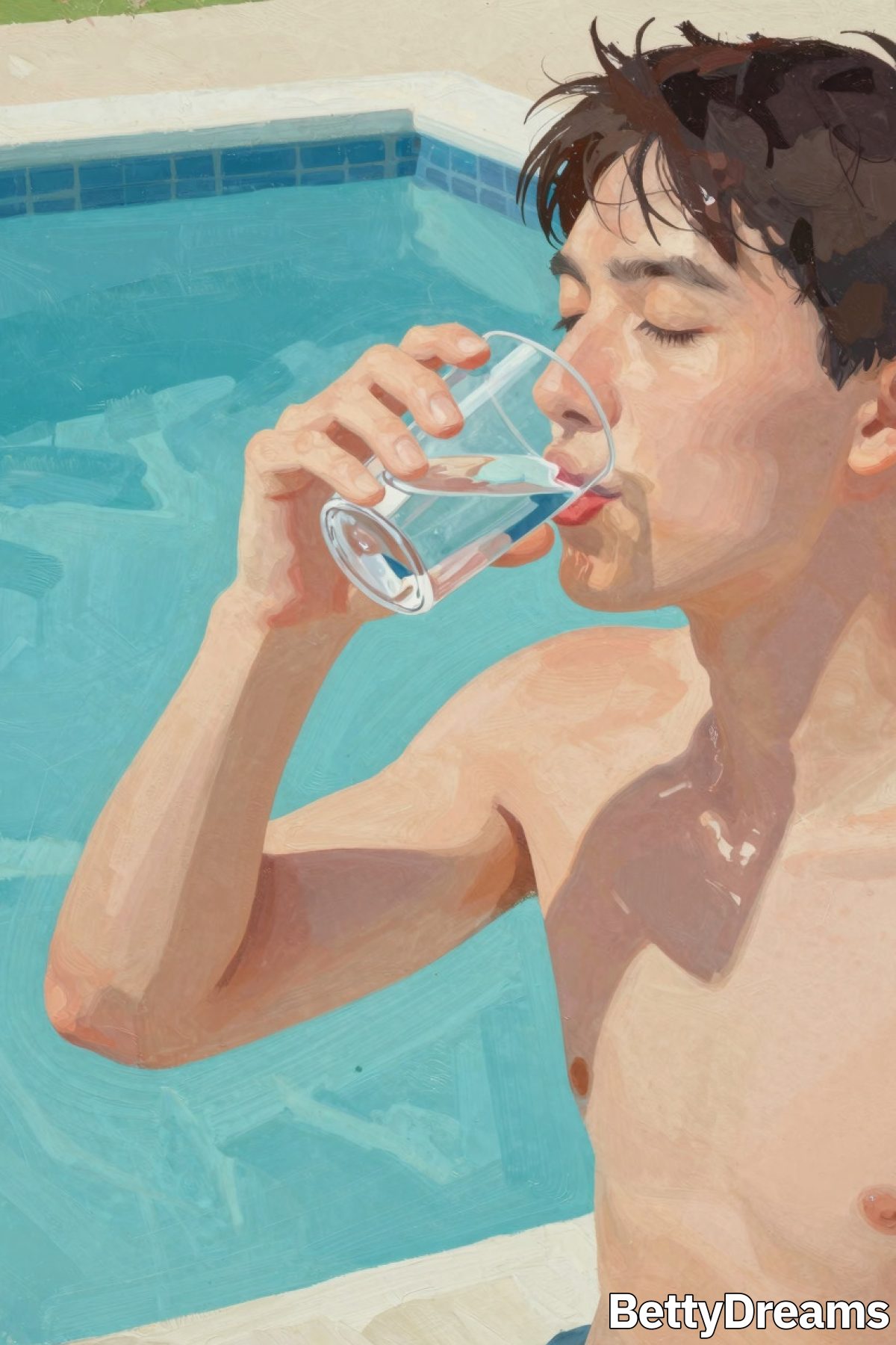 dreaming about drinking water