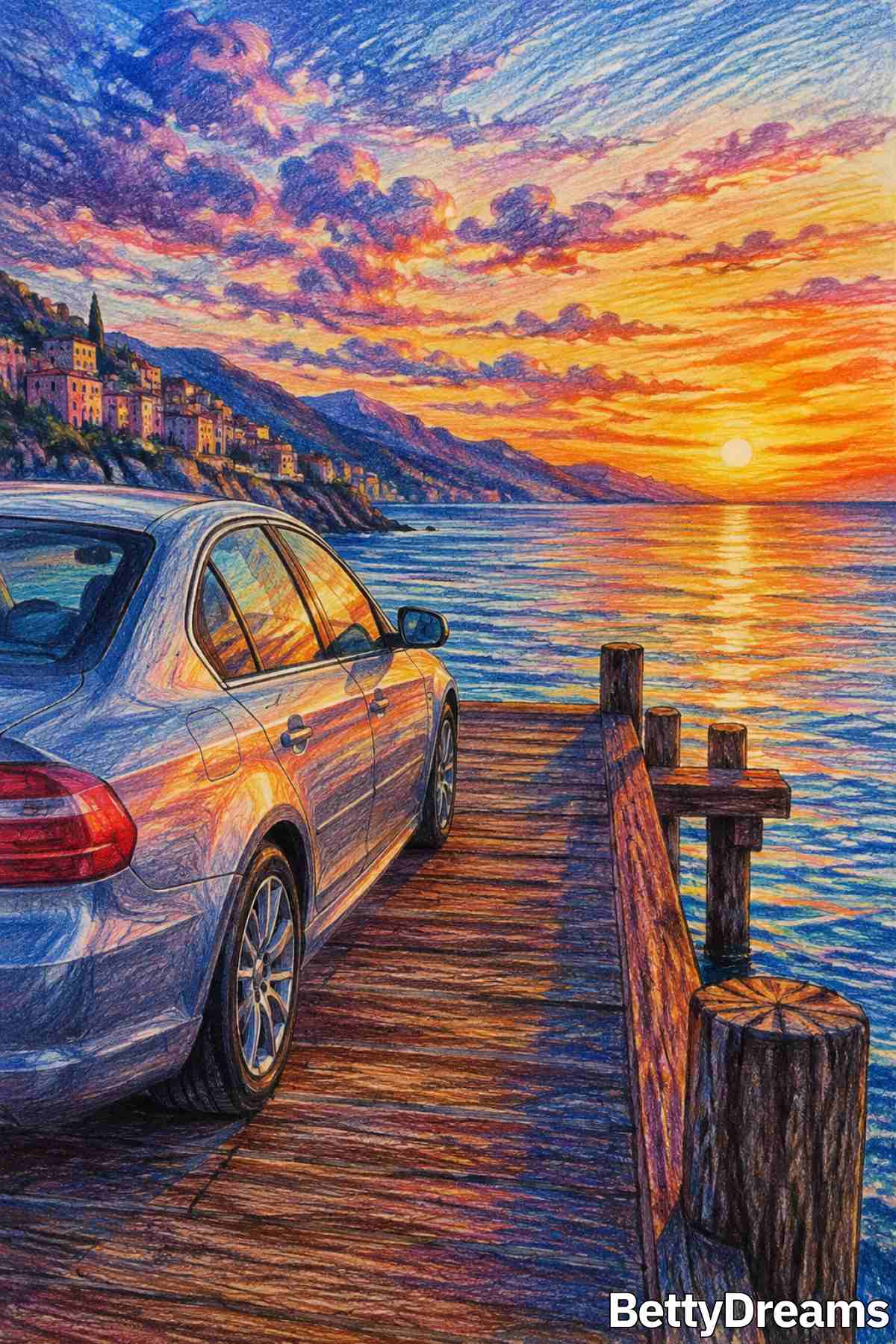 dream about a vehicle entering water