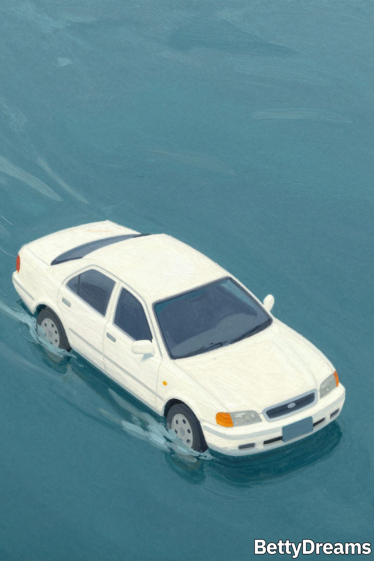 dream about driving into water