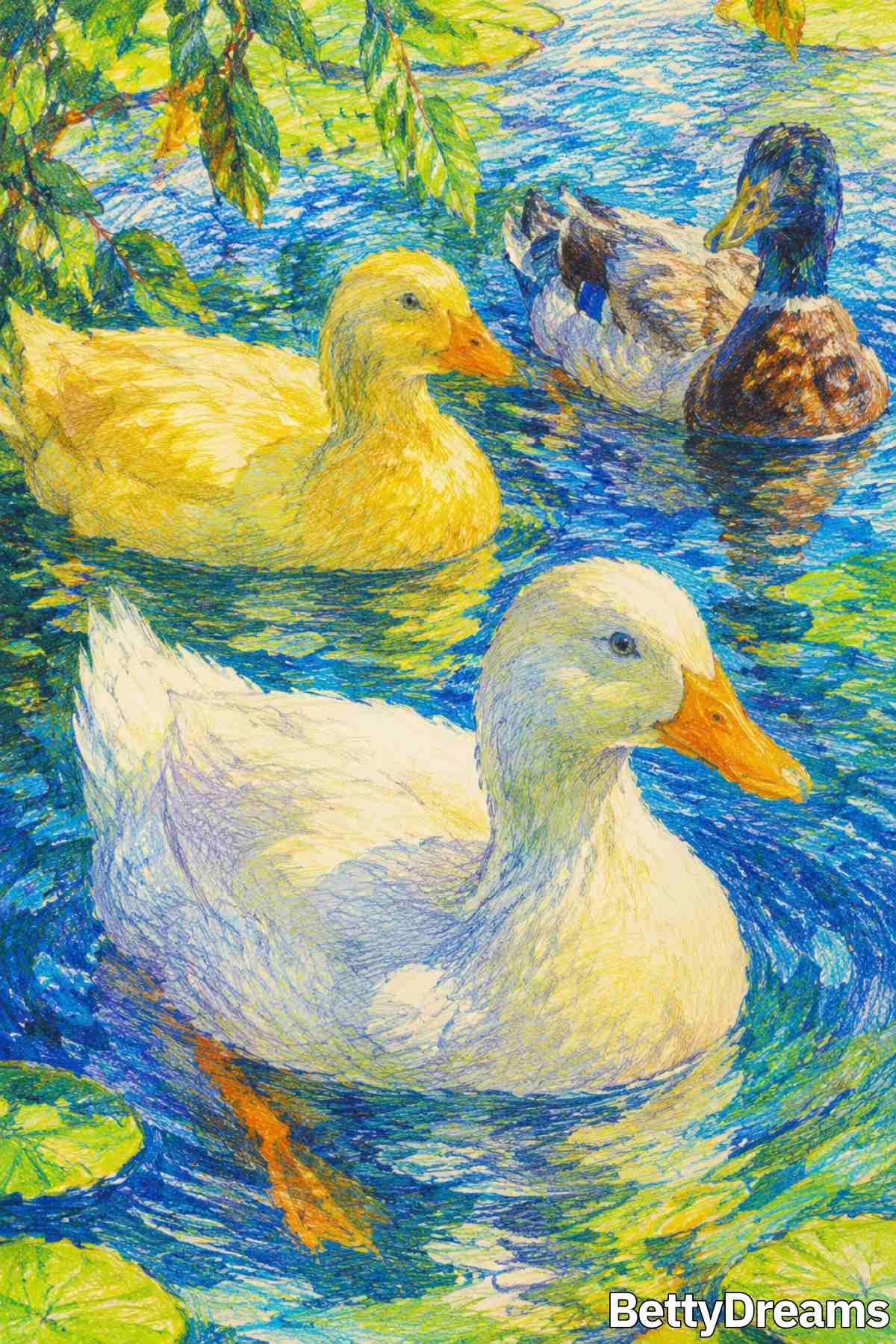 ducks in a dream