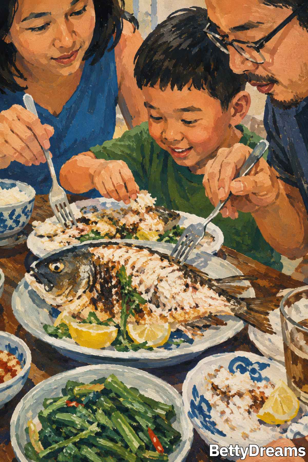 dream about eating fish