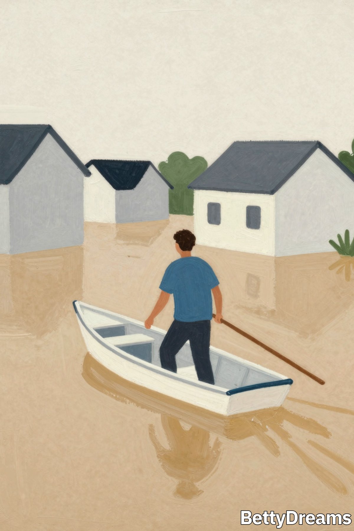 dreaming about escaping a flood