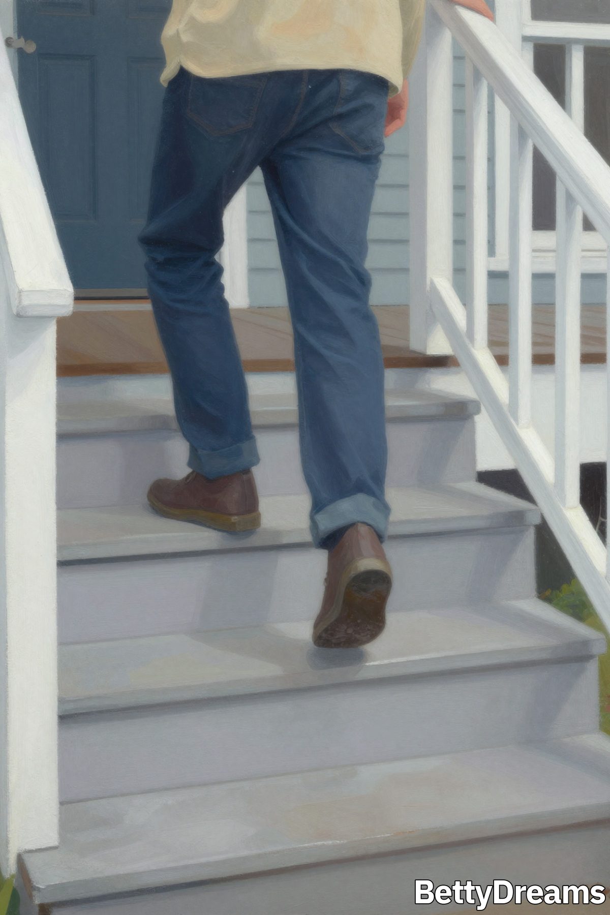 dreams about falling down stairs