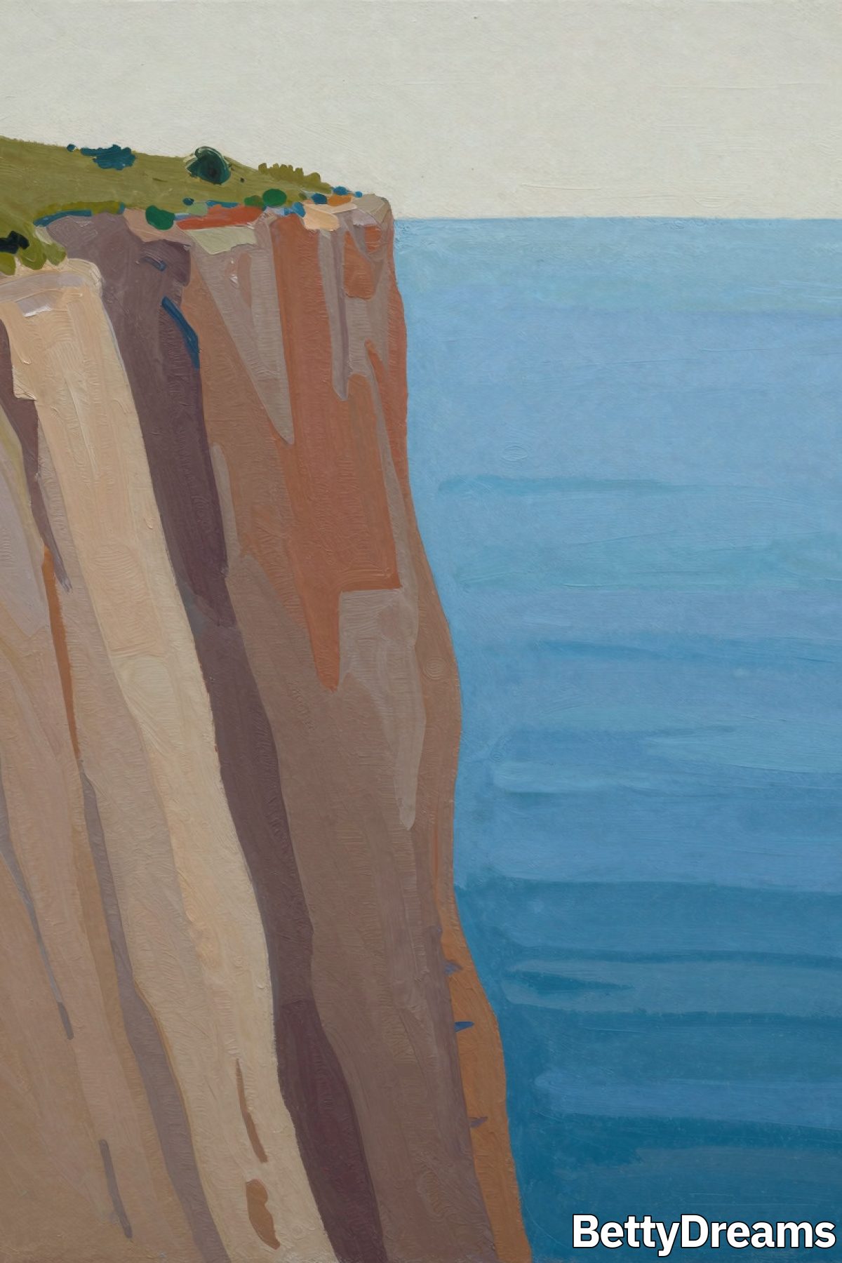 cliff falling dream