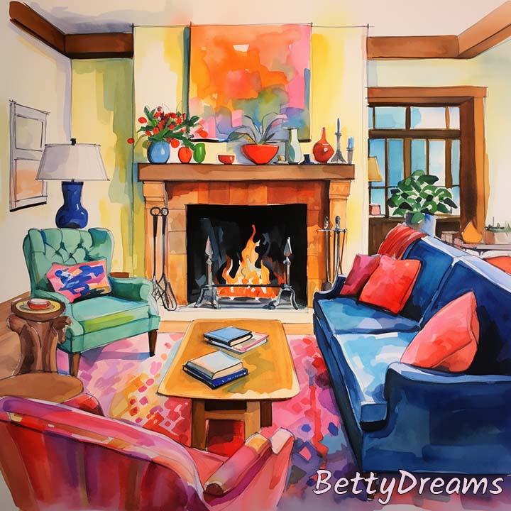 dream about fireplace