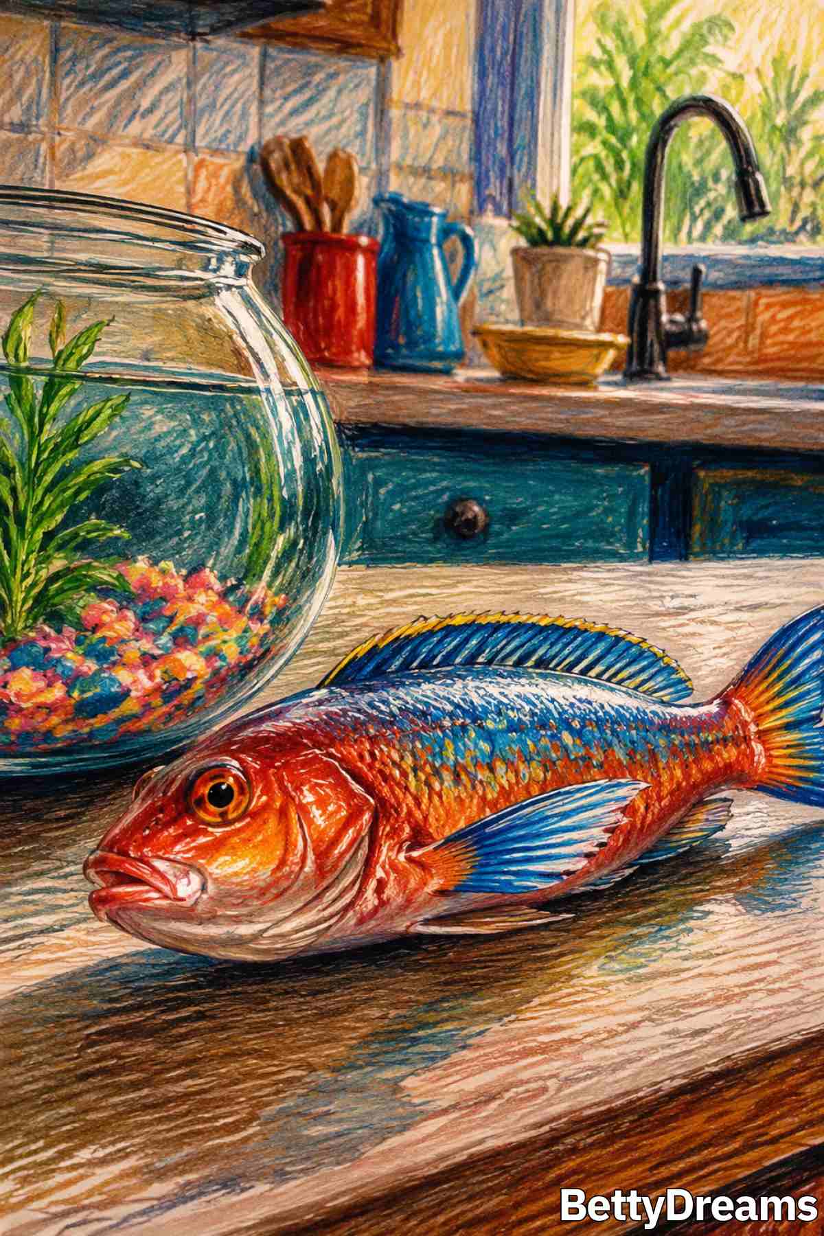 meaning of fish out of water in dream