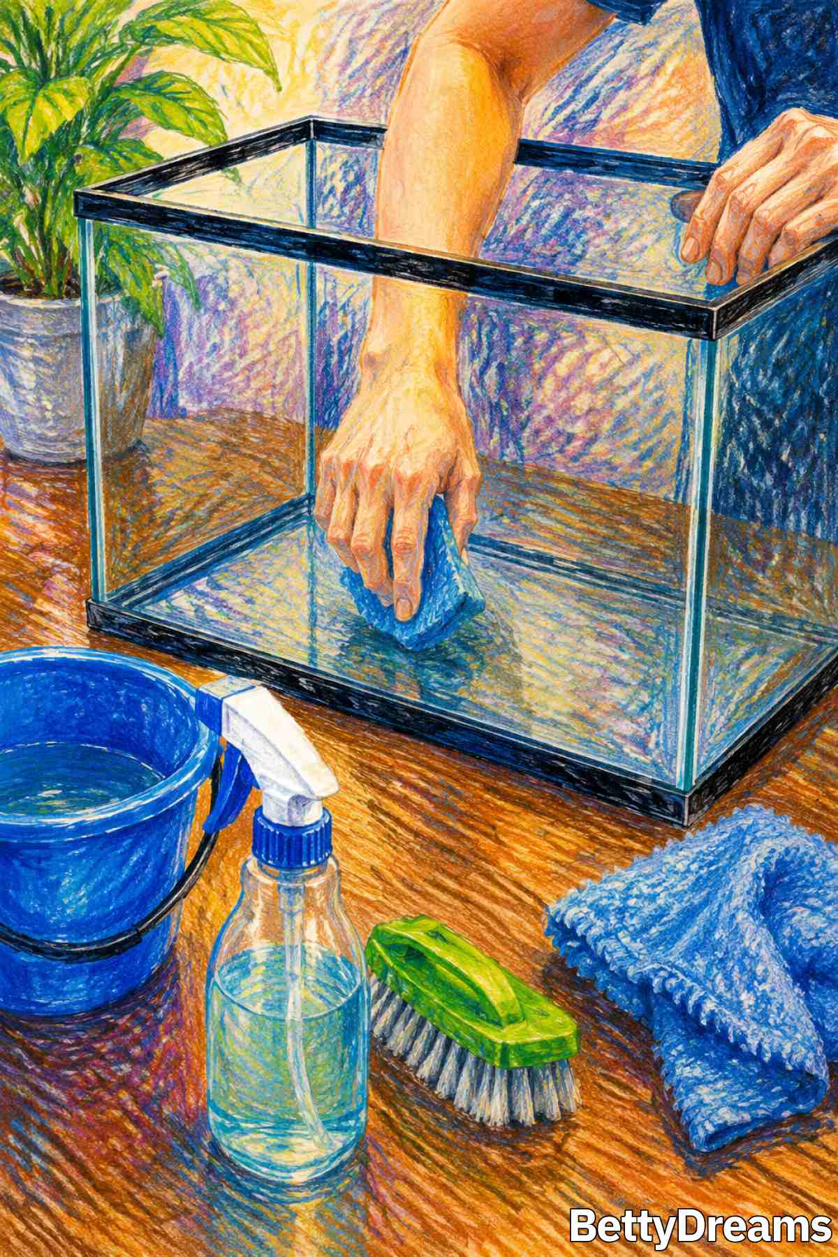 having a dream about fish tank