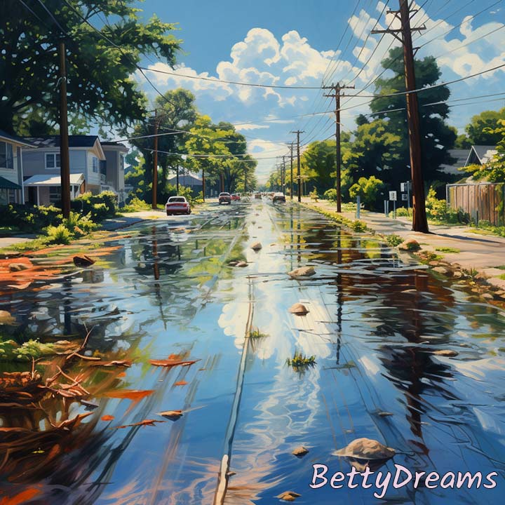dream about flooded roads
