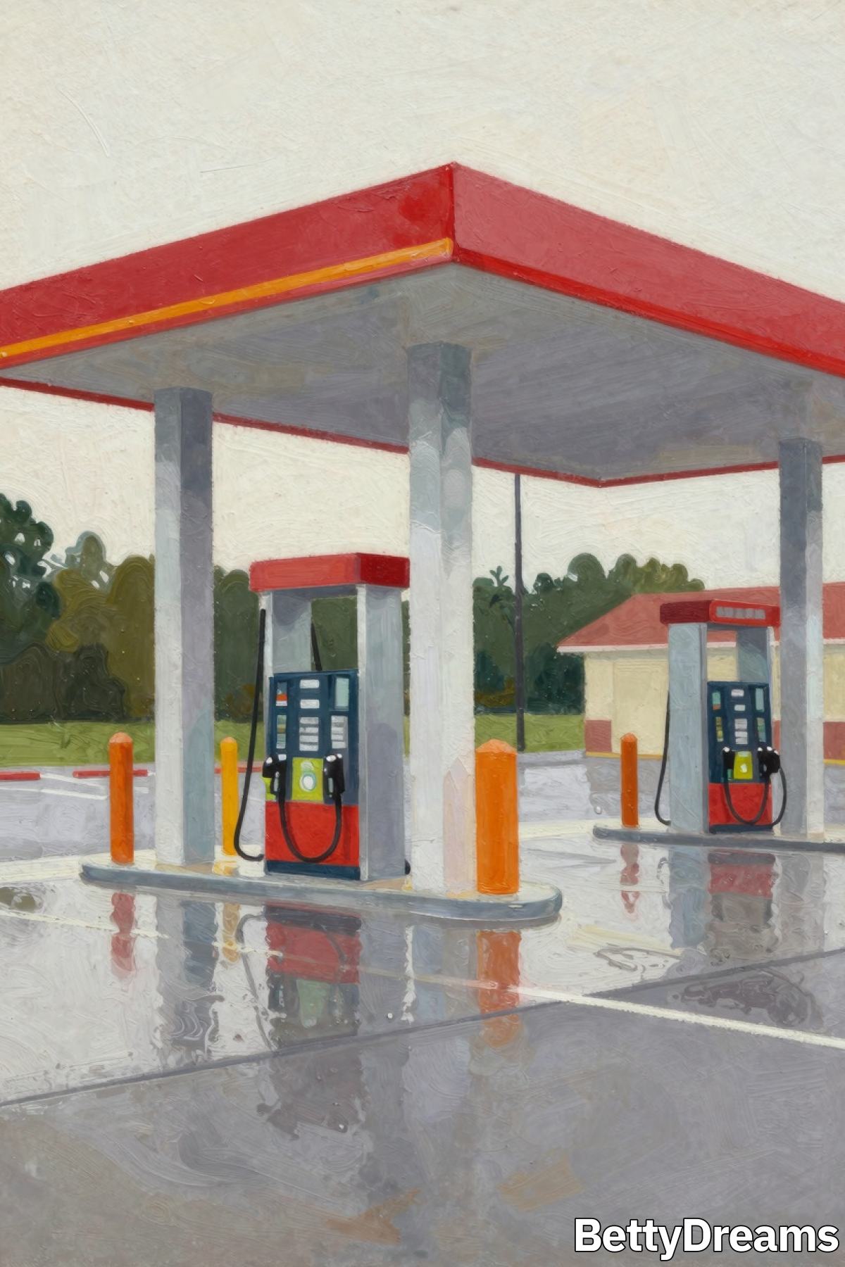 gas station in dream