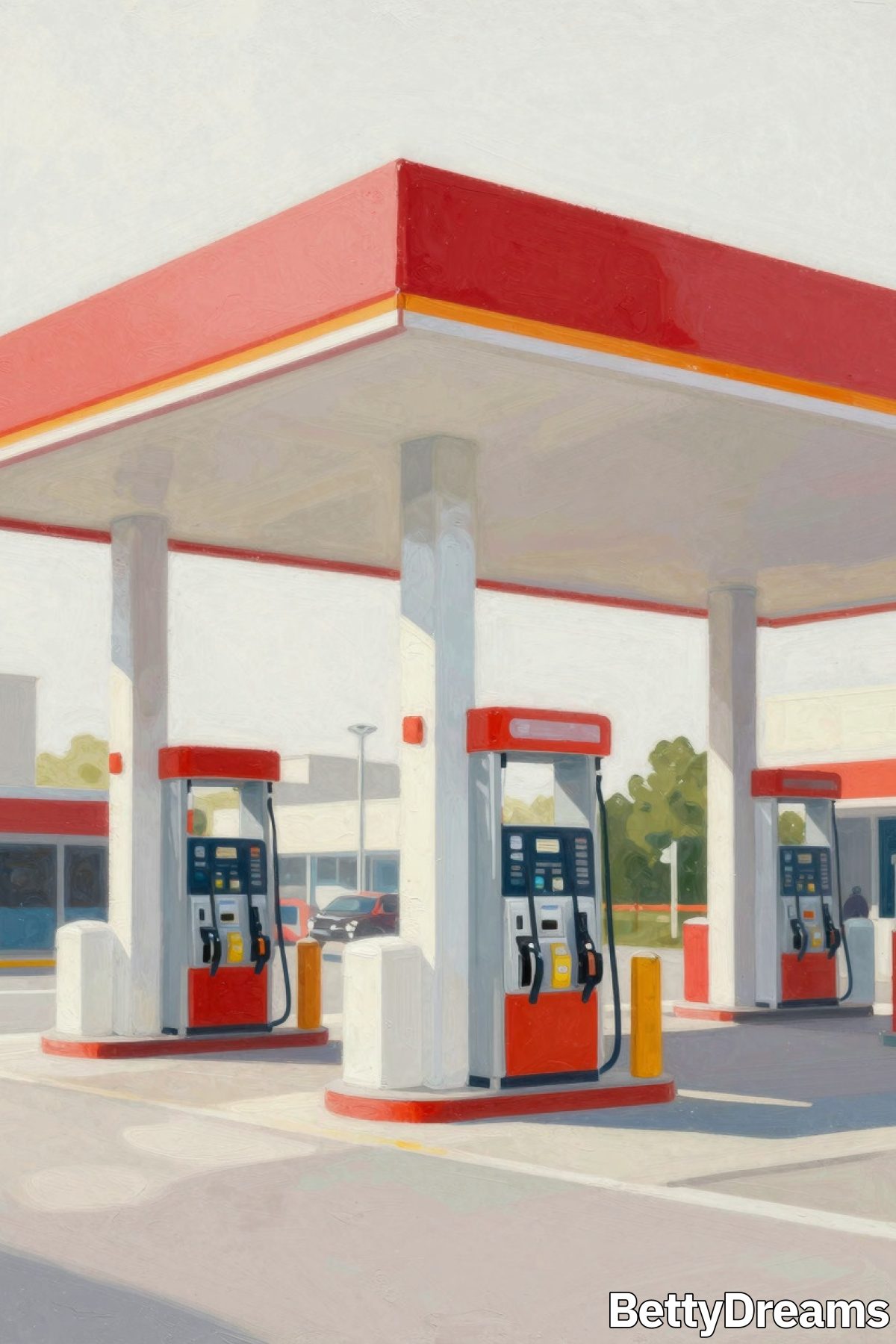 spiritual meaning of gas station in dream