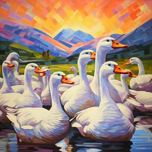 dream about geese