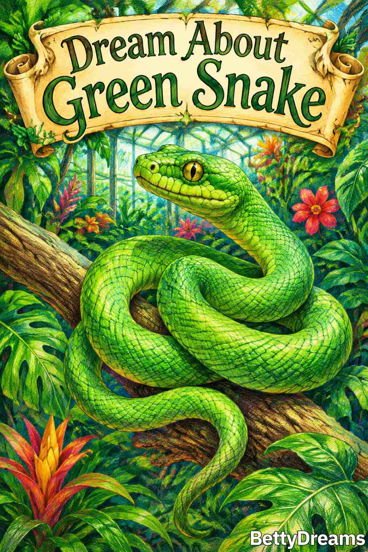 dreams about green snakes