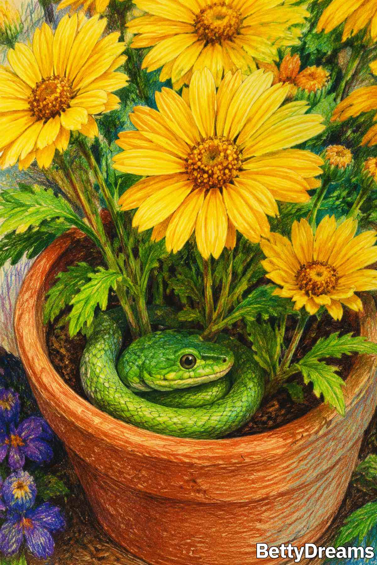 green snake dream meaning