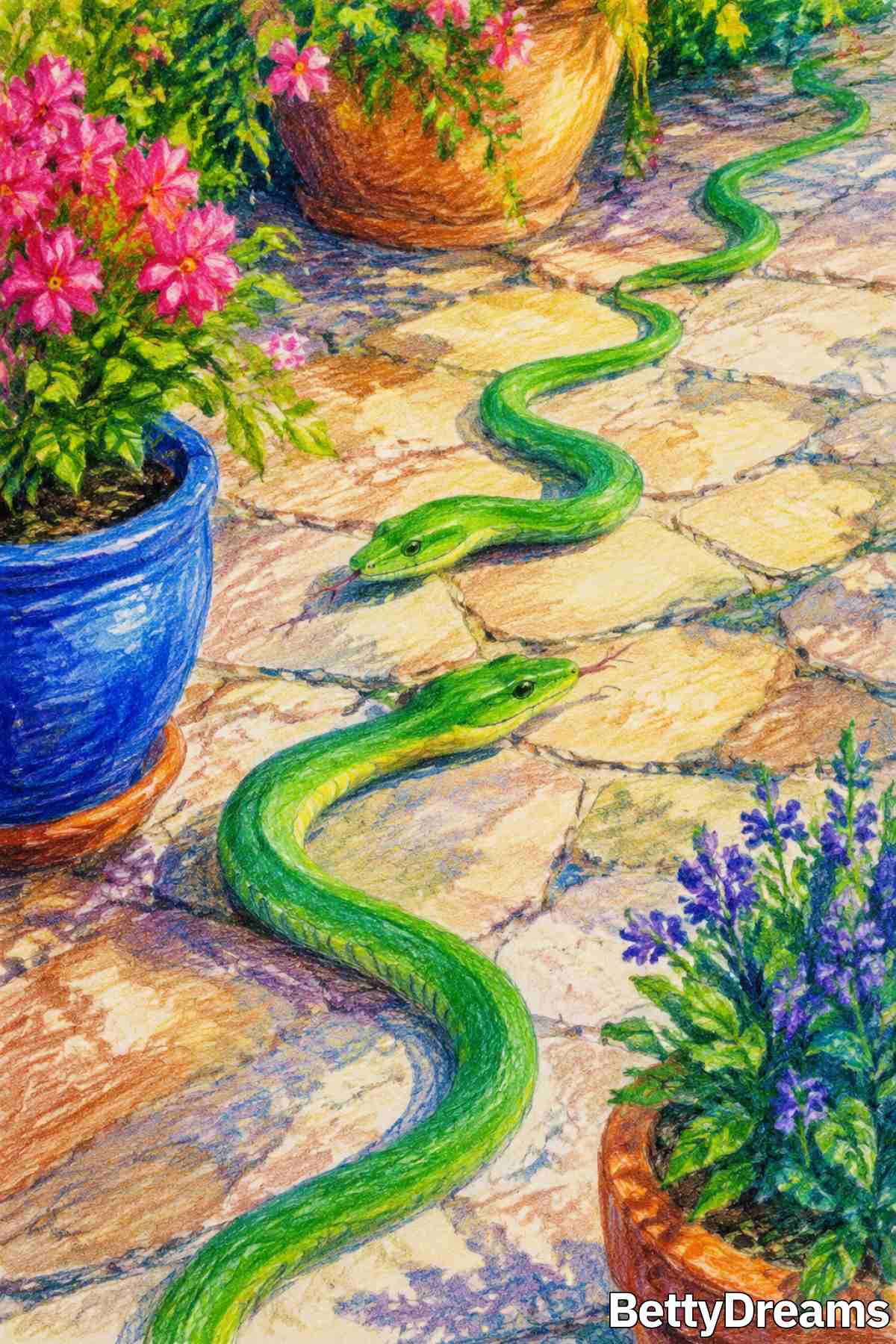 green snake in dream