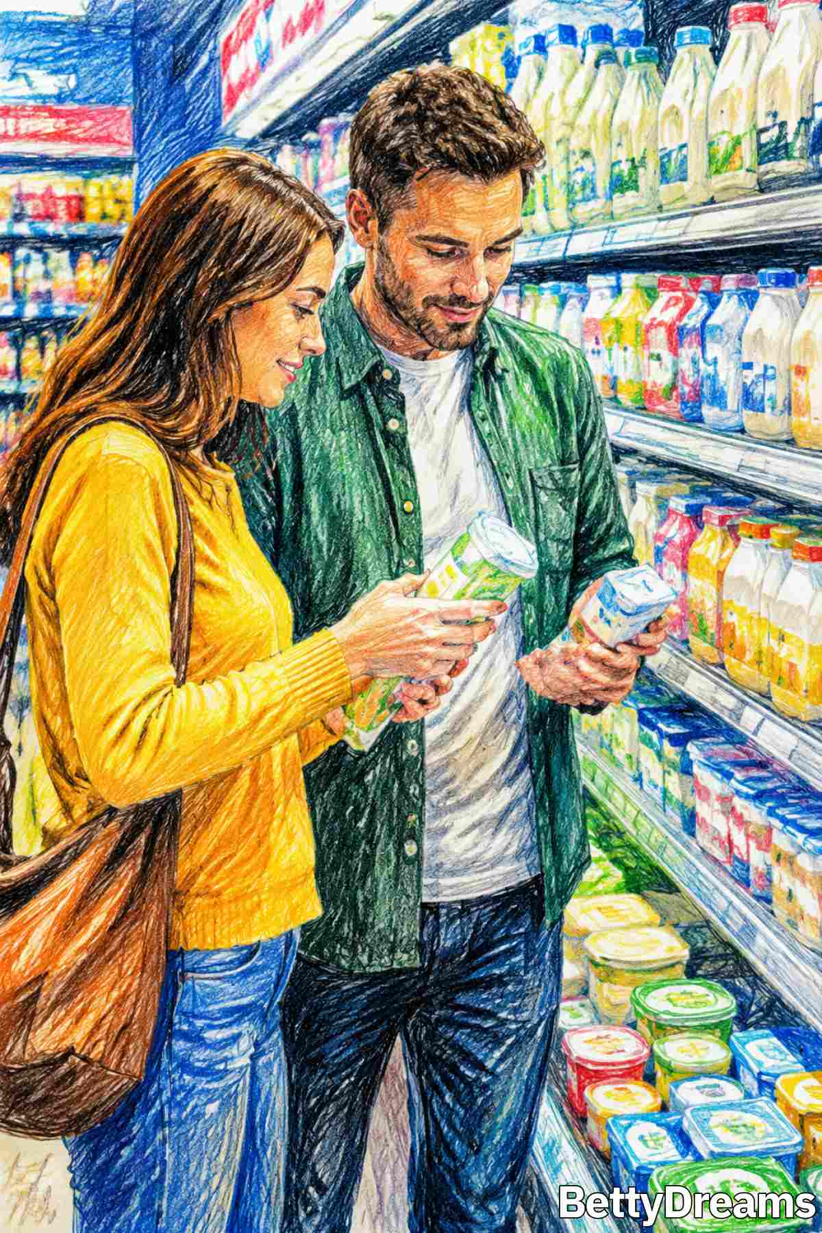 grocery shopping in a dream