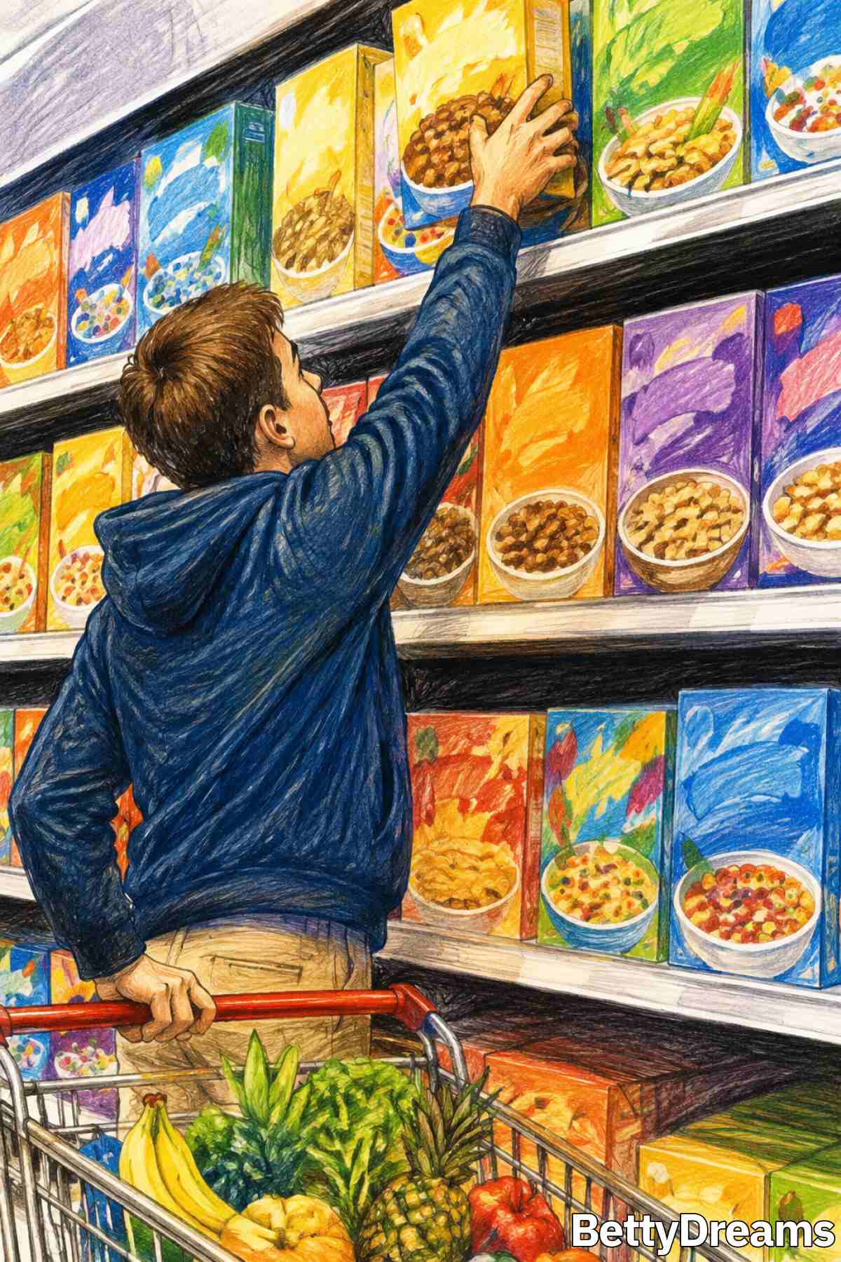 dream about grocery shopping