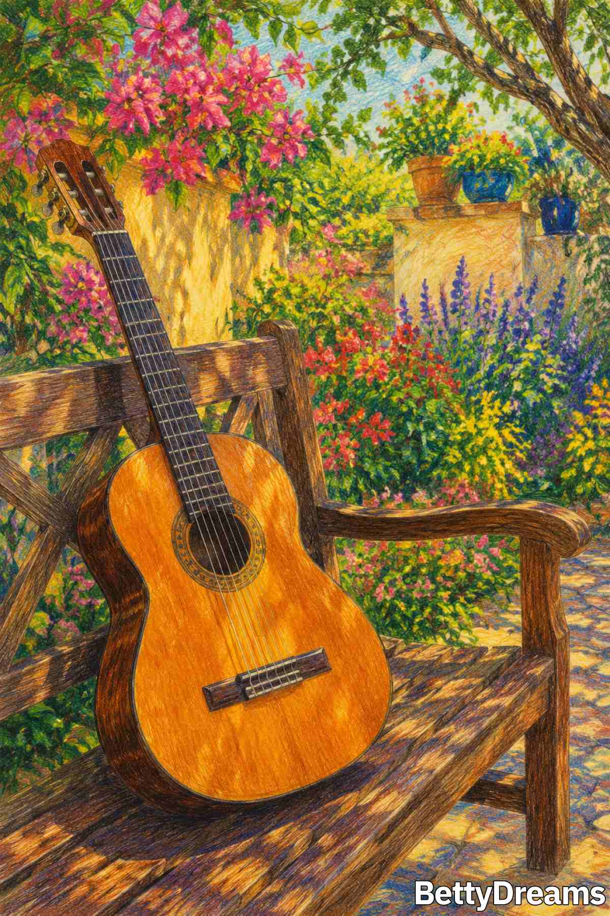 having a dream about guitar