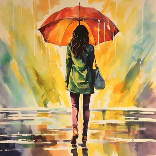 dream about heavy rain