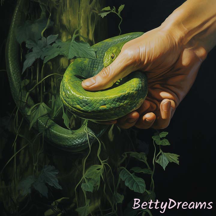 dream about holding a snake