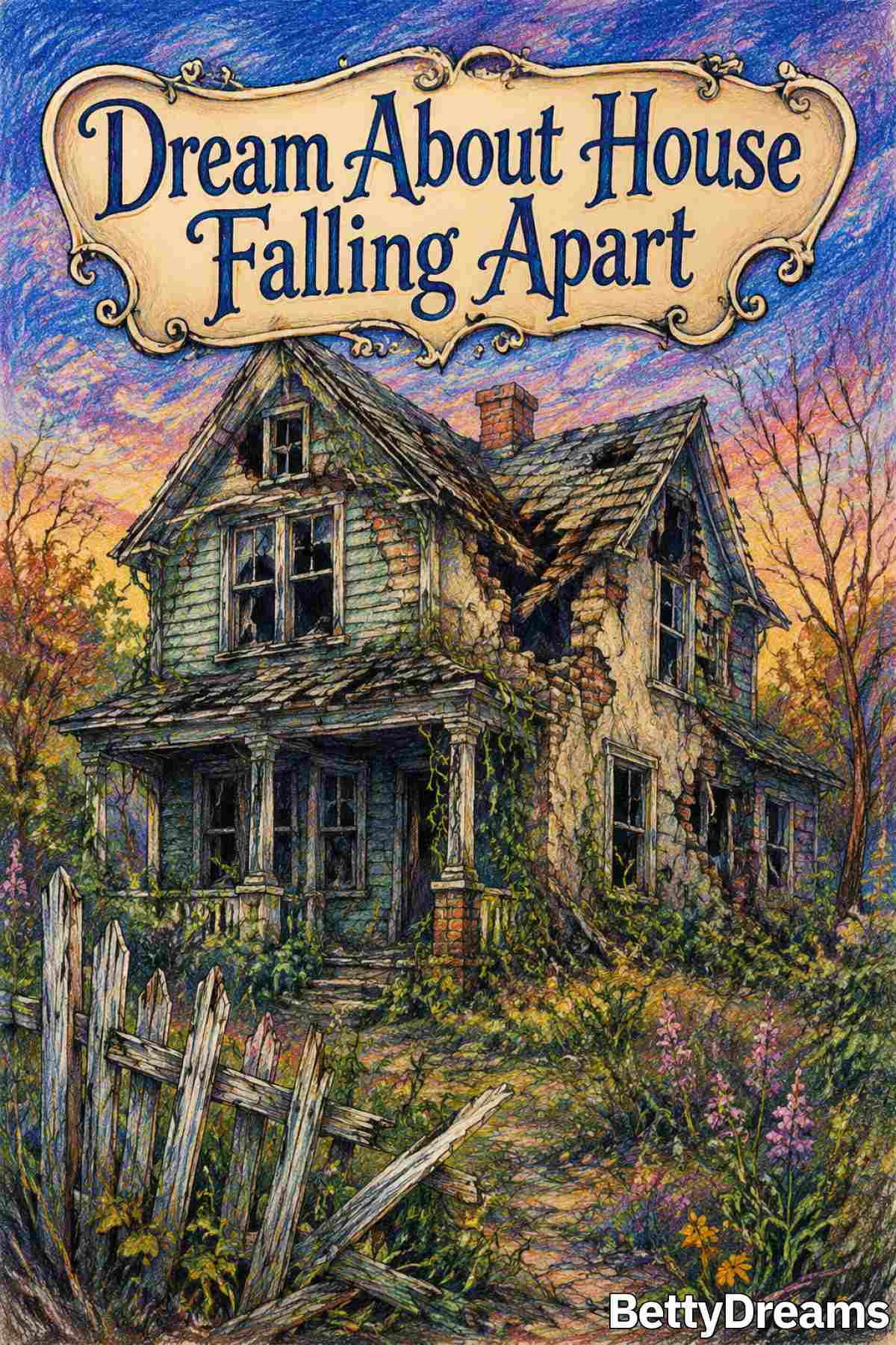 having a dream about a collapsing house