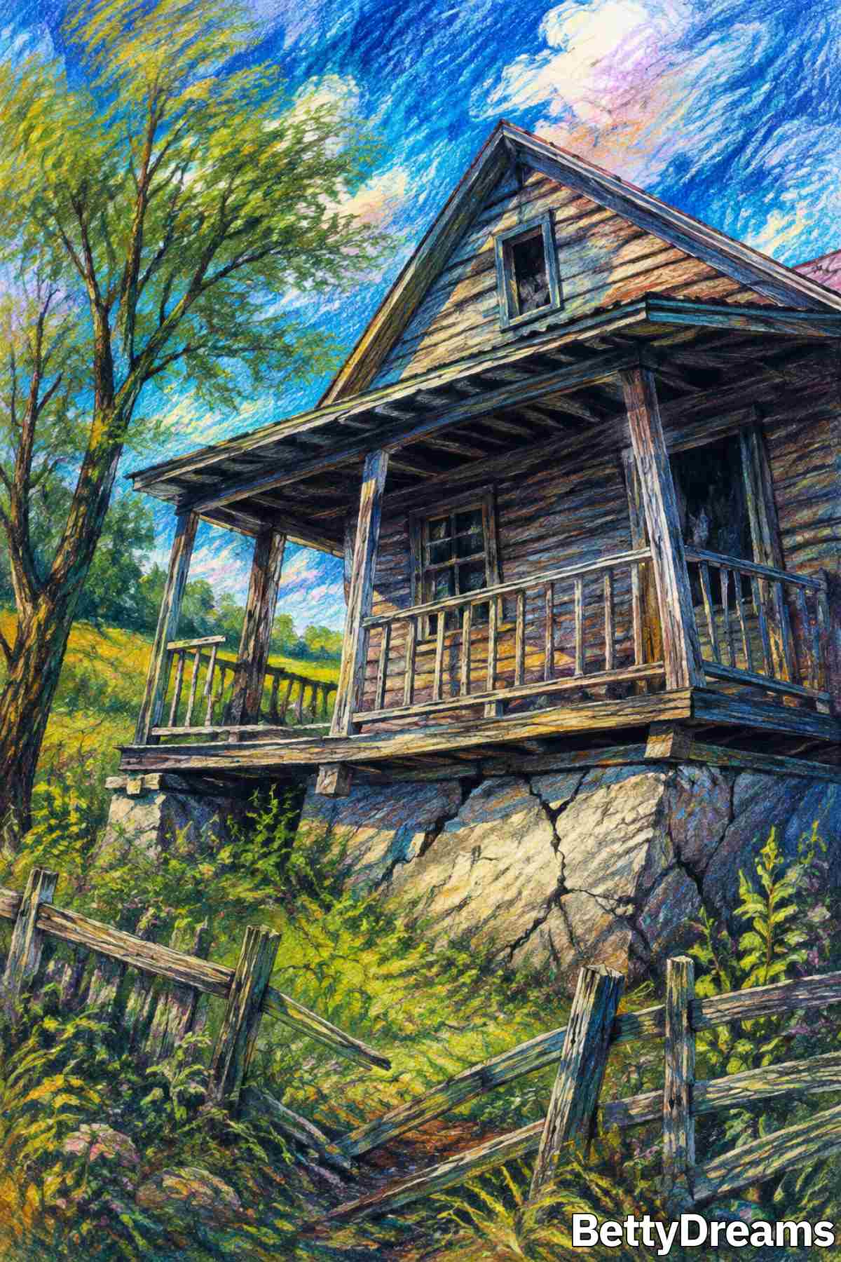 dream interpretation house falling apart