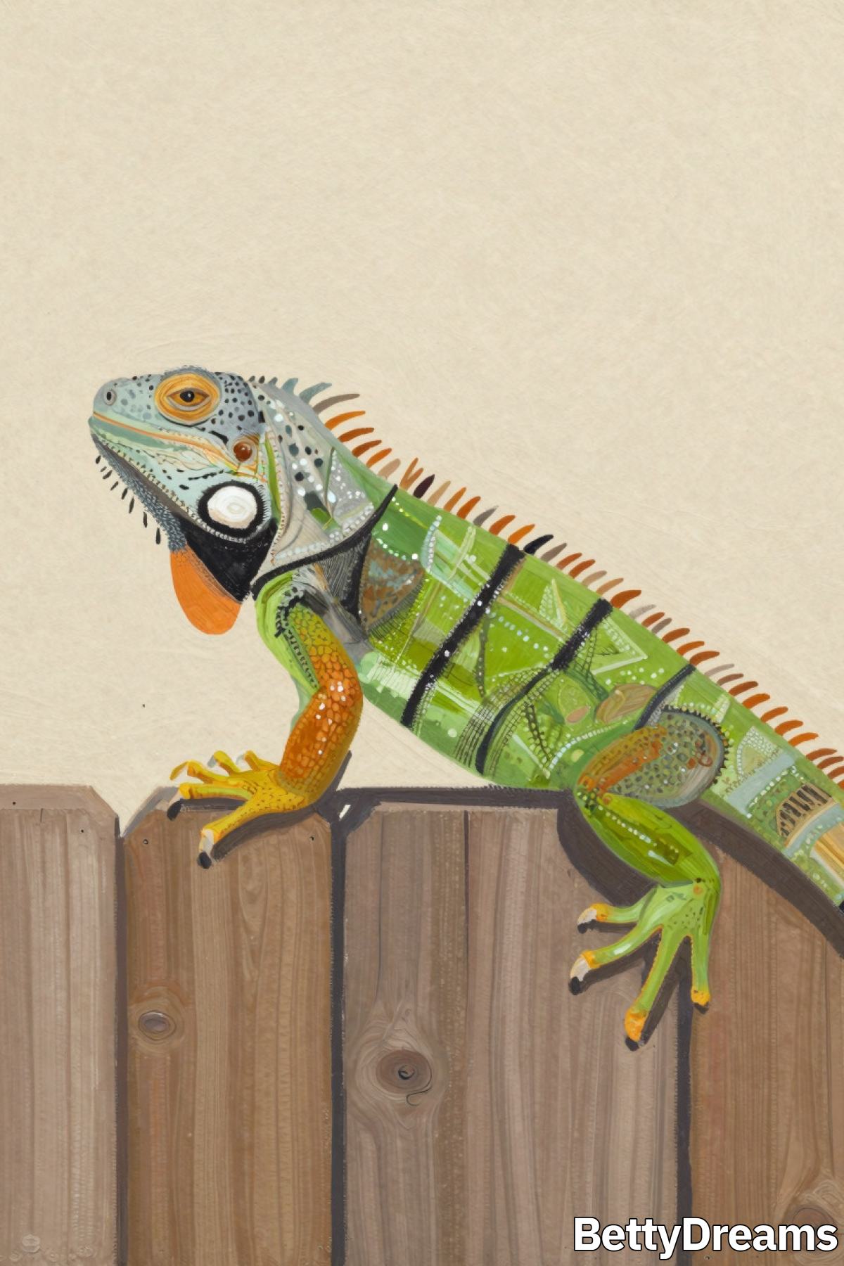 what does an iguana mean in a dream