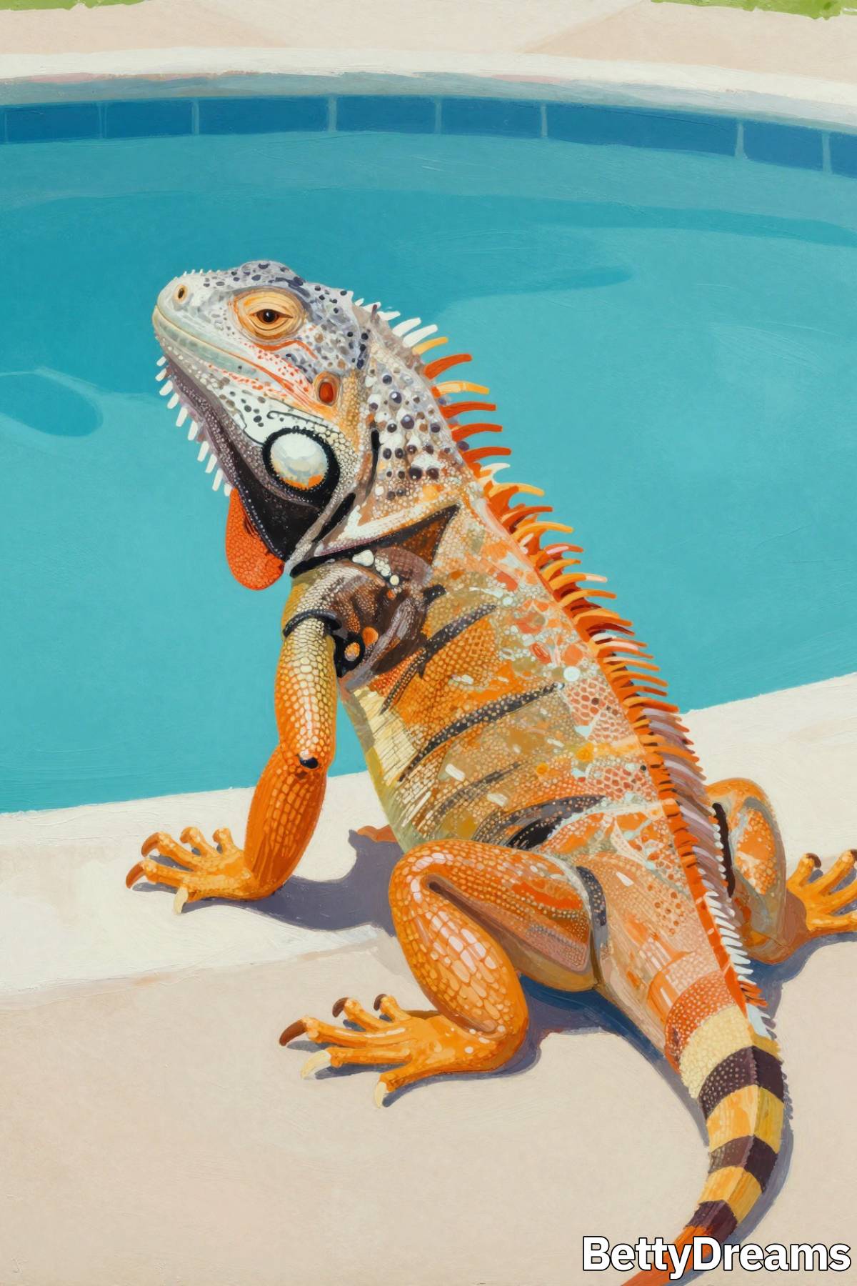 dream about iguana