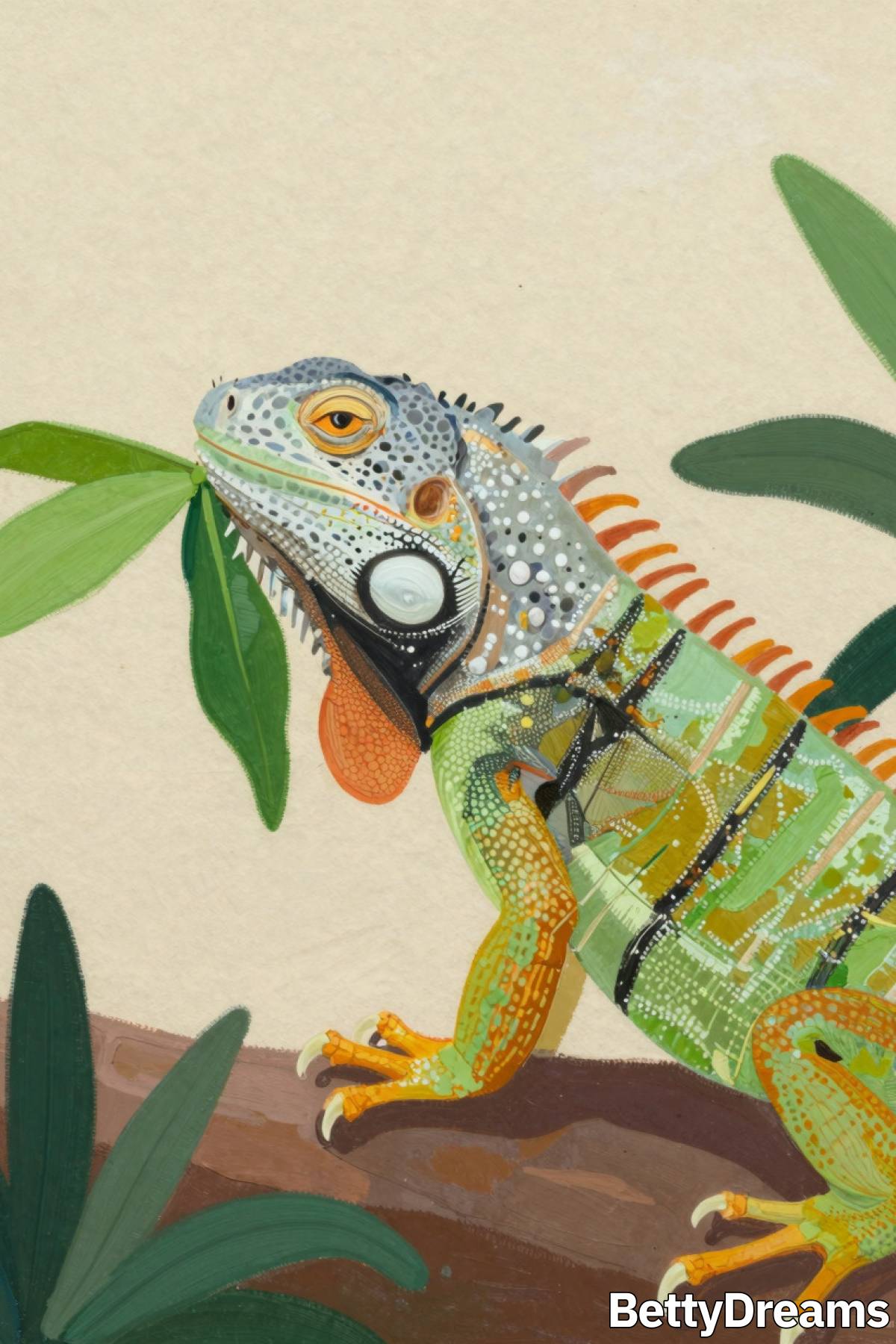 iguana in dream