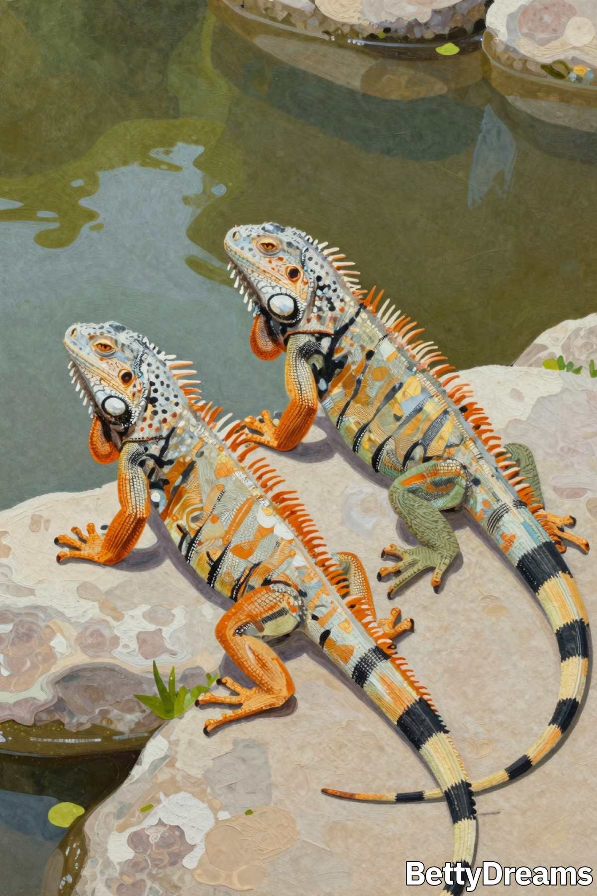 having a dream about iguana