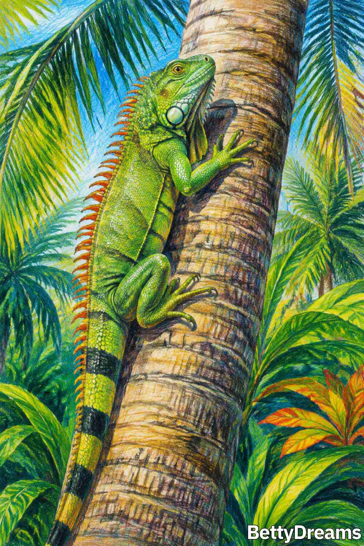 iguana in dream