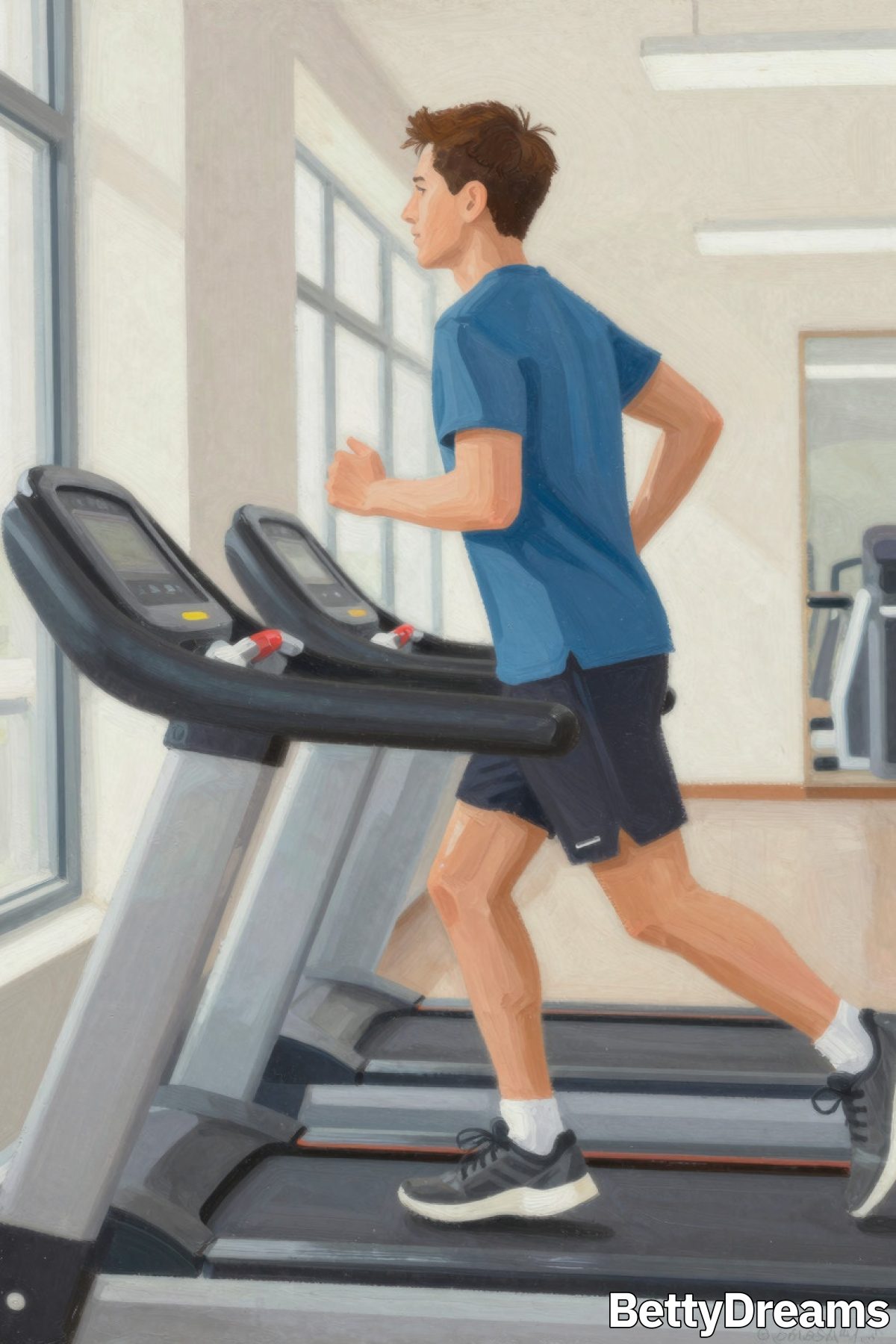 dreaming of going jogging