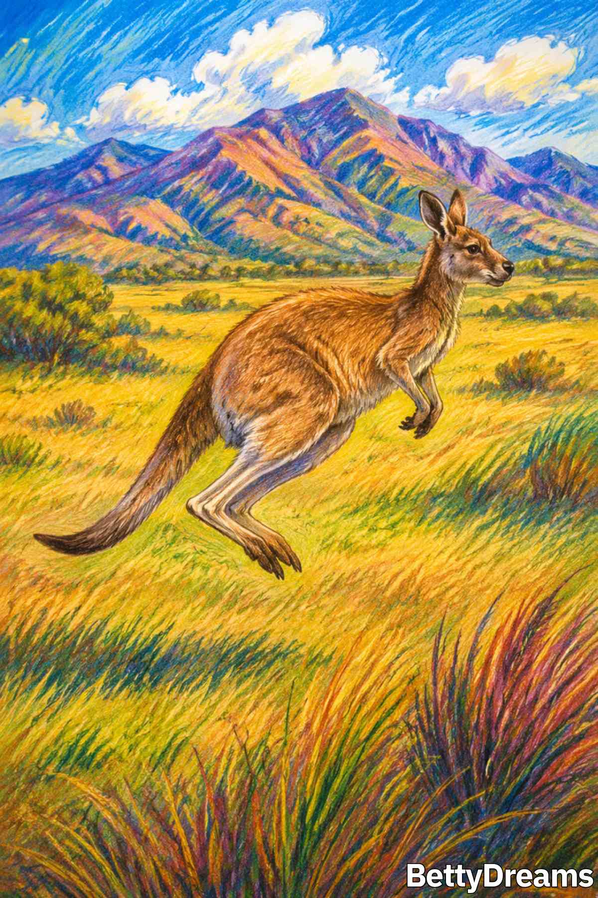 having a dream about kangaroo