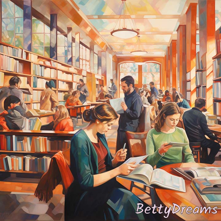 dream about library
