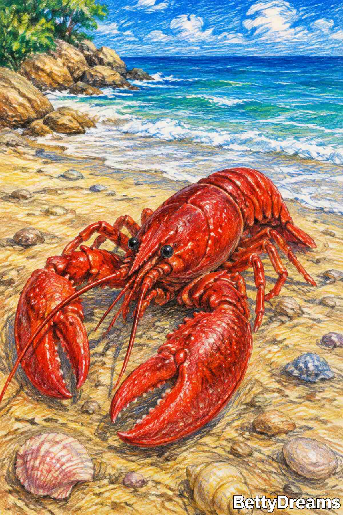 dream about lobster