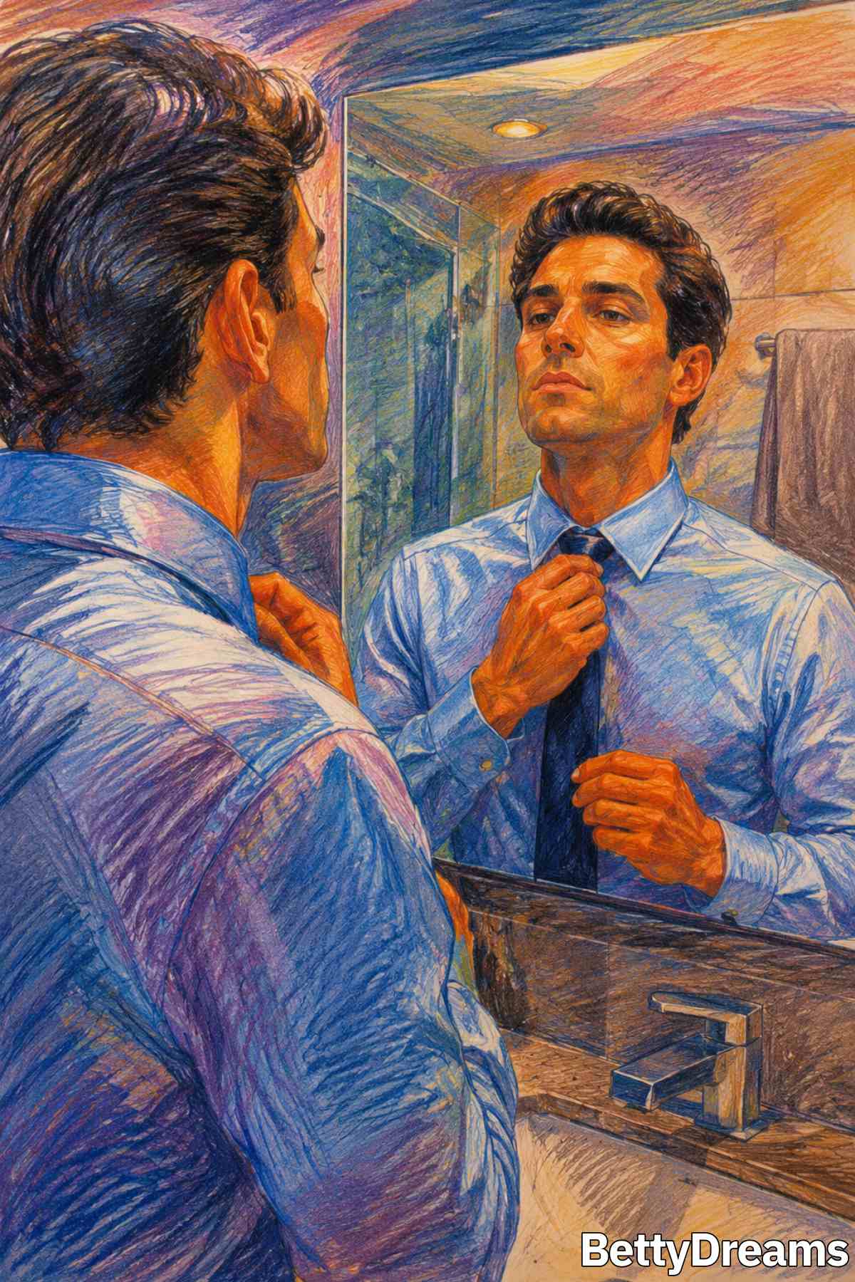 dreaming of a mirror