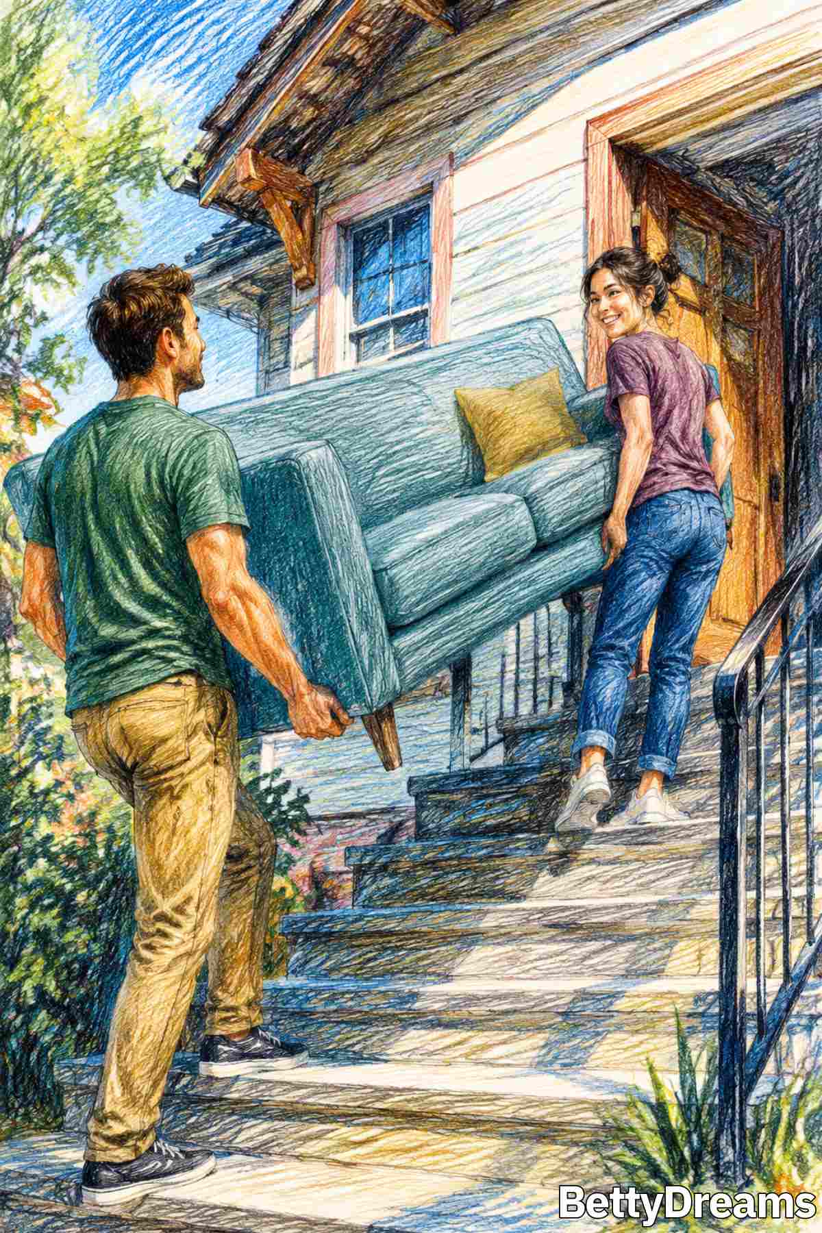 moving in a dream