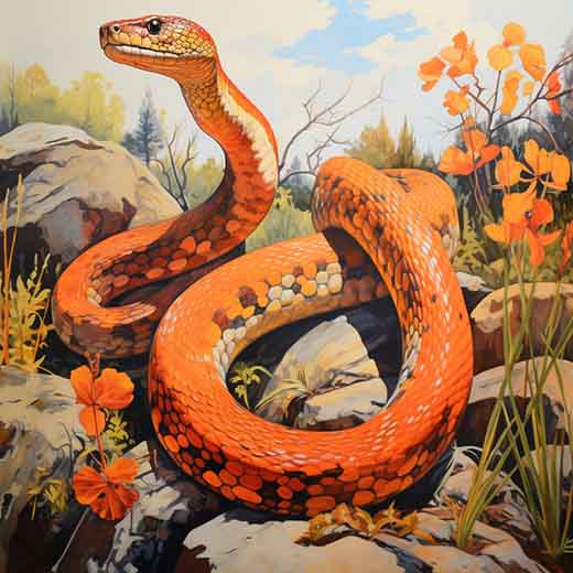dream about orange snake