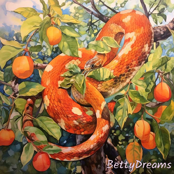 dream about orange snake