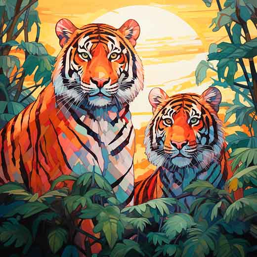 dream about orange tiger