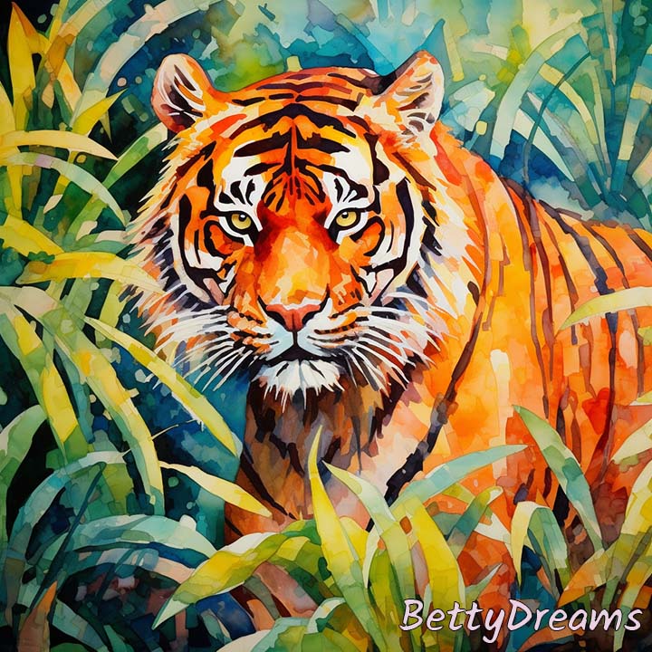 dream about orange tiger
